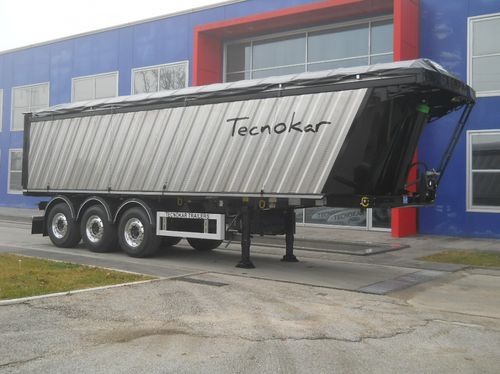 翻斗半挂车 - delfino EV1 - TECNOKAR TRAILERS SRL - 用于食品 / 3车轴 / 牵引式