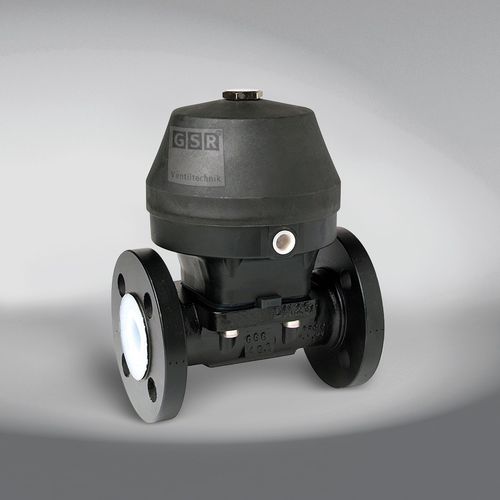 隔膜阀 - 3/151 - GSR Ventiltechnik GmbH & Co. KG - 气动操控式 / 用于气体 / 法兰