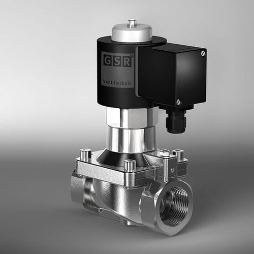 高温电磁阀 - 43TM - GSR Ventiltechnik GmbH & Co. KG - 先导式 / 双通 / NF