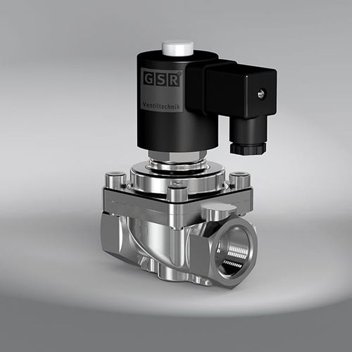 高温电磁阀 - 35TH - GSR Ventiltechnik GmbH & Co. KG - 先导式 / 双通 / NF