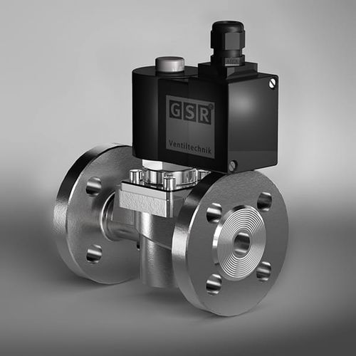 高温电磁阀 - 37TH - GSR Ventiltechnik GmbH & Co. KG - 先导式 / 双通 / NF