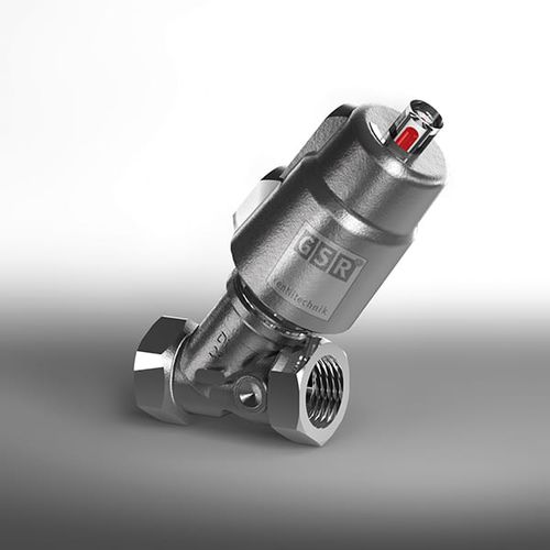 斜座阀 - 63 - GSR Ventiltechnik GmbH & Co. KG - 塞栓 / 气动操控式 / 用于气体