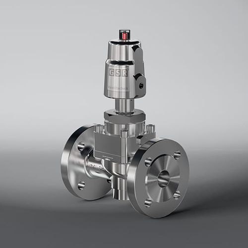 活塞阀 - 26 - GSR Ventiltechnik GmbH & Co. KG - 气动操控式 / 用于气体 / 法兰
