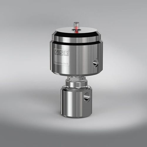 高压阀 - 8/100 - GSR Ventiltechnik GmbH & Co. KG - 活塞 / 气动操控式 / 用于气体