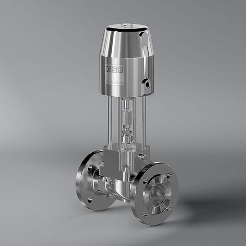 高温阀门 - 2/640 - GSR Ventiltechnik GmbH & Co. KG - 塞栓 / 气动操控式 / 用于气体
