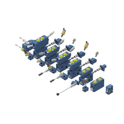 手动液压分配器 - APV16 - Fluitronics GmbH - 杠杆 / 模块化 / 分段