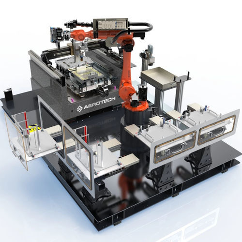 激光焊接机器人加工单元 - ERLASER® WELD LineScan - ERLAS Erlanger Lasertechnik GmbH - 送料 / 敏感