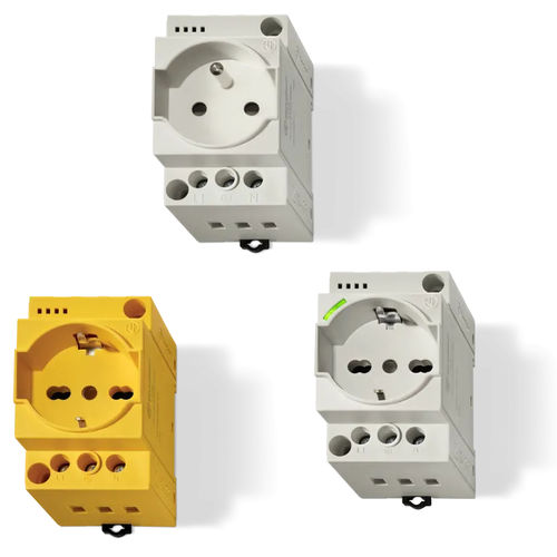 DIN导轨插座 - 7U SERIES - FINDER S.p.A. con unico socio - 德国标准 schuko 型