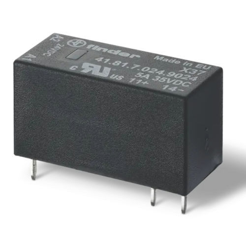 24Vdc机电式继电器 - 4181 series - FINDER S.p.A. con unico socio - 240 VAC / 薄型 / DIN导轨