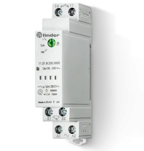 DIN导轨感光开关 - 1131 series - FINDER S.p.A. con unico socio - 模块化 / AC/DC