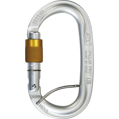 闭锁式弹簧钩 - 2C3960L ZSF - Climbing Technology - 钢 / 不锈钢 / 椭圆