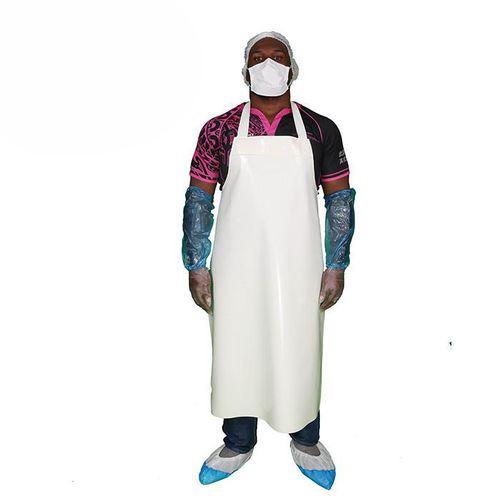 工作围裙 - WLP5004 - Hubei Wanli Protective Products Co., Ltd. - 化学防护 / 乙烯基 / 食品工业