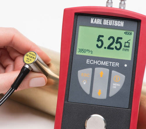 内壁测厚仪 - ECHOMETER 1076 BASIC - KARL DEUTSCH - 便携式 / 高解析度
