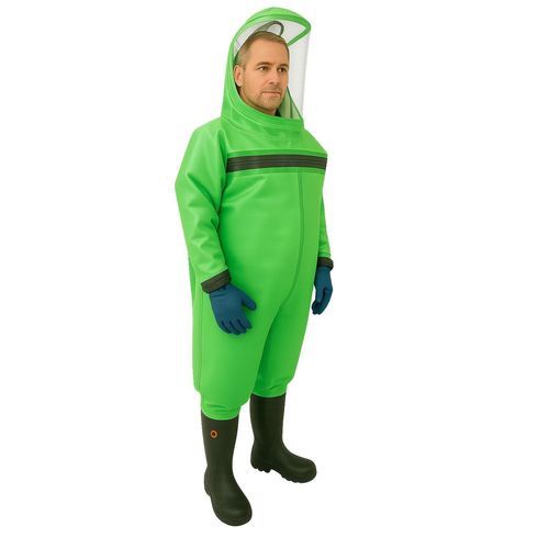 工作连体服 - e-breathe Splash 2 Inside - Pflüger Safety GmbH & Co. KG - 防静电 / 化学防护 / 3 型