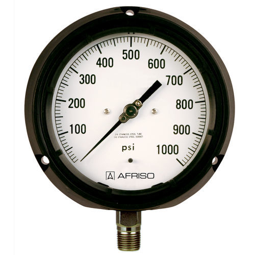 表盘压力计 - RF130PG D101 - AFRISO-EURO-INDEX - NPT 1/2 / 玻璃 / 塑料