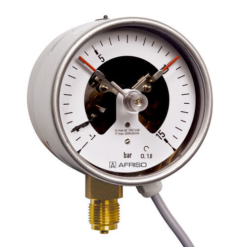 表盘压力计 - RF100I IK1 D401 - AFRISO-EURO-INDEX - G 1/2 / 塑料 / 黄铜