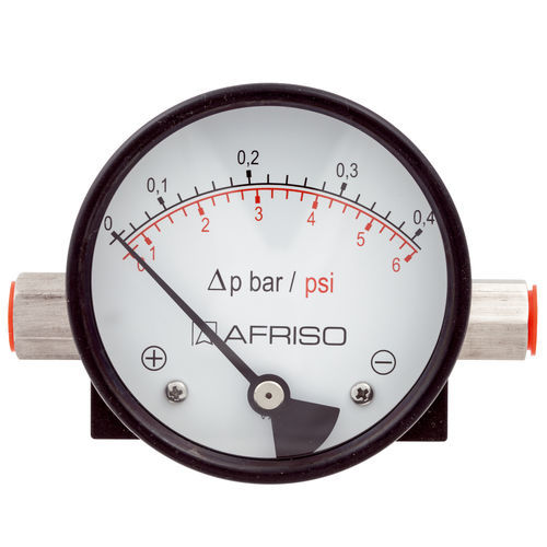 差动压力计 - MAG80Dif D312 - AFRISO-EURO-INDEX - 表盘 / 不锈钢 / 紧凑型