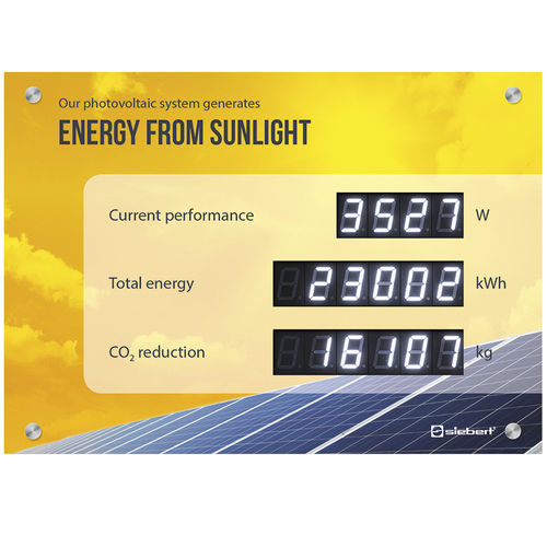LED式显示屏 - XC410-SAR-N-03 - Siebert Industrieelektronik GmbH - 数字 / 3行式 / 5位显示