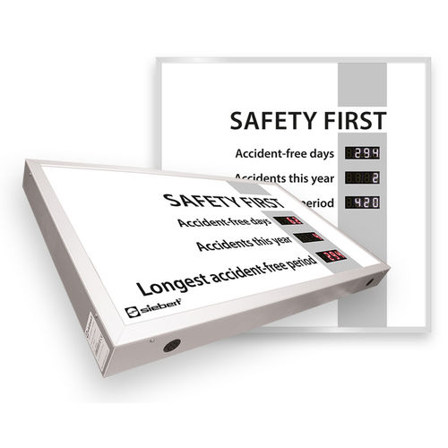 安全显示屏 - XC640 - Siebert Industrieelektronik GmbH - LED式 / 数字 / 4位显示