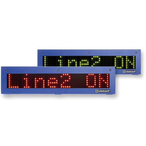 LED式显示屏 - SX302 series - Siebert Industrieelektronik GmbH - 字母数字 / 数字 / 点阵