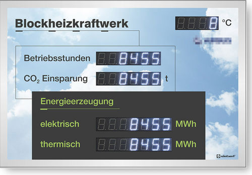 LED式显示屏 - XC-Boards® series - Siebert Industrieelektronik GmbH - 液晶 / 用于环境工业 / 能源行业