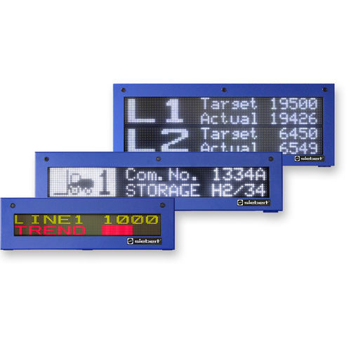 LED式显示屏 - SX502 series - Siebert Industrieelektronik GmbH - 字母数字 / 数字 / 点阵