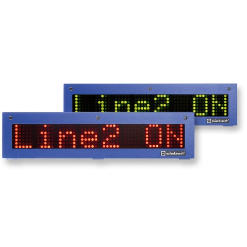 LED式显示屏 - SX302 series - Siebert Industrieelektronik GmbH - 字母数字 / 点阵 / 彩色
