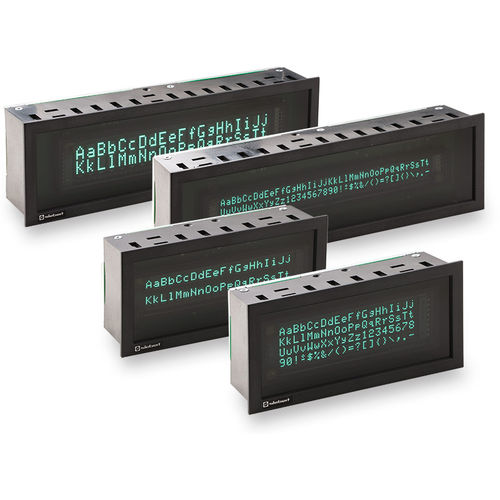 荧光显示屏 - SX402 series - Siebert Industrieelektronik GmbH - 字母数字 / 数字 / 5位显示