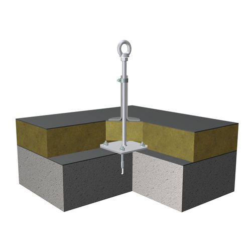 屋顶防坠落锚定装置 - ASP EV 2 - ST QUADRAT Fall Protection SA - 混凝土
