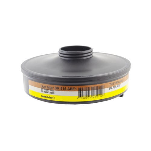 气体过滤器 - SR 515 ABE1 - Sundström Safety AB - 活性炭 / 用于呼吸面罩 / 聚酯
