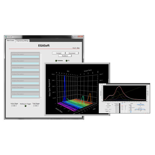 质谱分析法软件 - EGAsoft - Hiden Analytical - 数据分析 / 流程分析 / 数据采集和分析