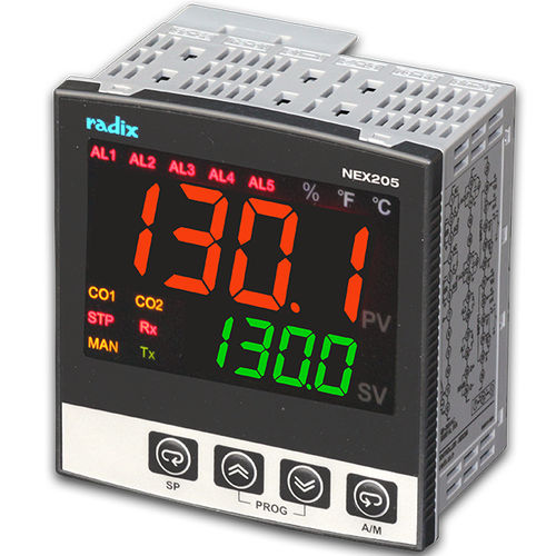 通用PID 控制器 - NEX205 - Radix Electrosystems Pvt Ltd - 4位显示 / 面板型 / 紧凑型