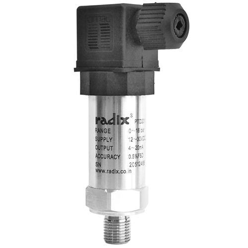 4-20 mA压力变送器 - PTX201 - Radix Electrosystems Pvt Ltd - 直流 / DIN导轨 / 用于气体