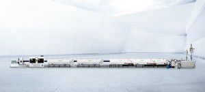 管道管道挤出生产线 - Zhangjiagang City Grace Machinery Co., Ltd - 热熔塑料 / 用于HDPE / 排水管道