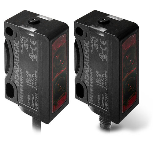 路障式光电探测器 - S45 series - Datalogic s.r.l./得利捷 - 可消除背景 / 回归反射 / 矩形