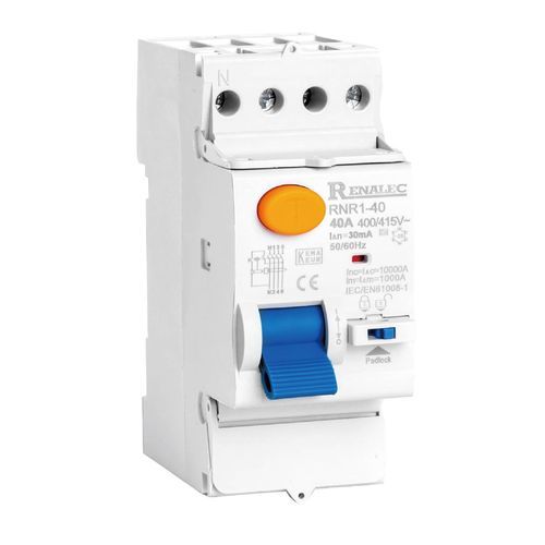 磁性断路器 - RNR1-40-RCCB - WENZHOU RENA ELECTRIC CO.,LTD - 低电压 / 漏电 / 用于电力分配
