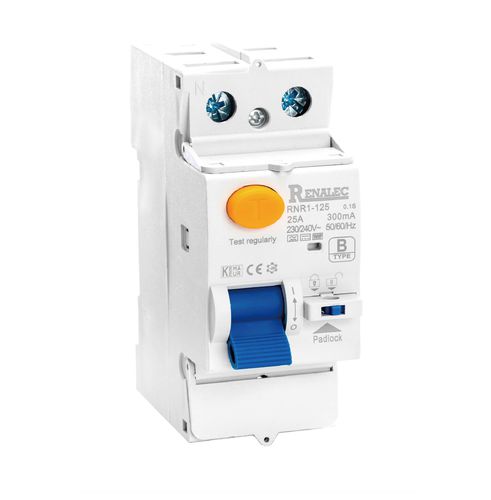 磁性断路器 - RNR1-125(B type)-RCCB - WENZHOU RENA ELECTRIC CO.,LTD - 低电压 / 漏电 / 用于电力分配