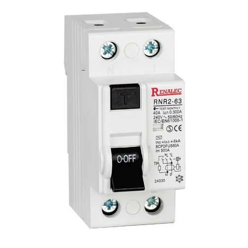 热量断路器 - RNR2-63-RCCB - WENZHOU RENA ELECTRIC CO.,LTD - 漏电 / 2极 / 3极