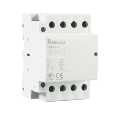 电机接触器 - LNMC-D - WENZHOU RENA ELECTRIC CO.,LTD - 2极 / DIN导轨 / 模块化