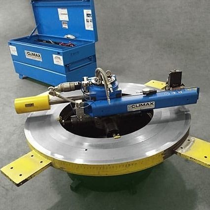 内夹法兰端面加工机 - FF6300 - CLIMAX - 液压 / 气动