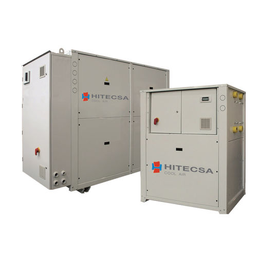 水冷却/加热装置 - EWMX - HIPLUS AIRE ACONDICIONADO S.L. - 螺旋压缩机 / 水冷式