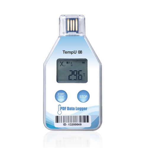 温度数据记录器 - TEMPU 08 - Tzone Digital Technology Co., Ltd. - USB / LCD显示 / 用于仓储