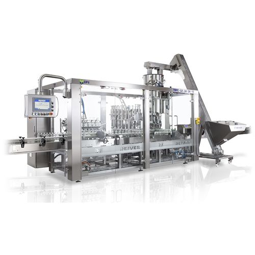 冲瓶机、灌装机、封盖机 / 旋转 - BSO/24-RR-NW/24-PF/12 - Rejves Machinery S.r.l - 用于美容产品 / 用于粘稠液体 / 瓶子