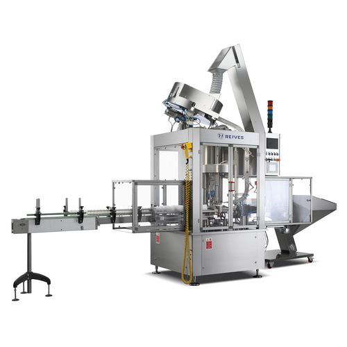 旋转旋盖机 - MRT-TA/540-4/ST - Rejves Machinery S.r.l - 扣紧式 / 挠性 / PLC控制
