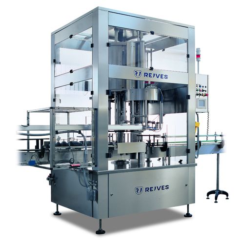 旋转封盖机 - TR-TA/540-4/ST - Rejves Machinery S.r.l - 挠性 / 钳式 / 自动