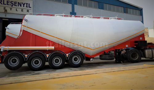 筒仓拖车 - Gt Semi Trailers - 水泥 / 4车轴 / 牵引式