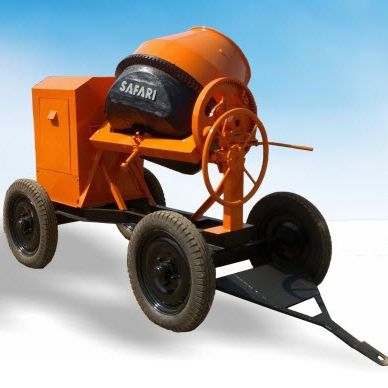 电动混凝土搅拌机 - SAFARI 1000-HF - Safari Construction Equipments Private Limited - 柴油机 / 移动式 / 传统风格