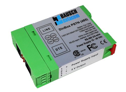 PSTN调制解调器 - DB PSTN 485 SIA - Bausch Datacom - RS232 / RS485 / PSTN