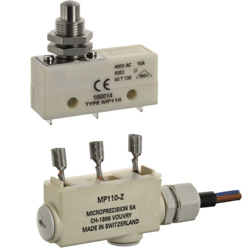 杠杆微型开关 - MP110 - Microprecision Electronics - 单极 / IP67 / 密封