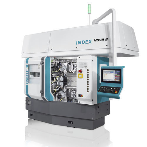 CNC数控车削加工中心 - MS40-8 - INDEX FRANCE - 3轴 / 静液压 / 多机轴